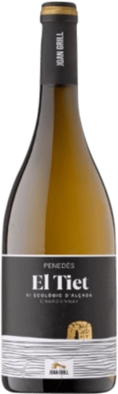 24,95 € Free Shipping | White wine Joan Grill El Tiet Young D.O. Penedès Catalonia Spain Chardonnay Bottle 75 cl