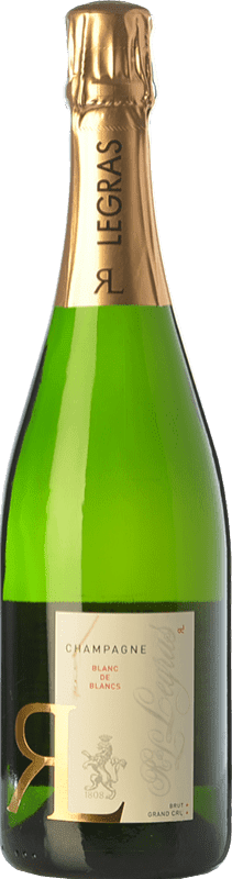 133,95 € Envio grátis | Espumante branco Legras Blanc de Blancs Grand Cru Brut A.O.C. Champagne Champagne França Garrafa Magnum 1,5 L