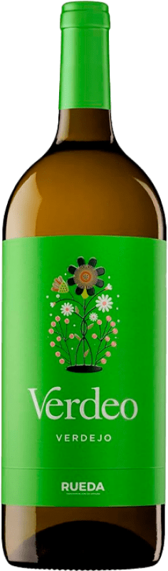 15,95 € Envío gratis | Vino blanco Torres Verdeo D.O. Rueda España Botella Magnum 1,5 L