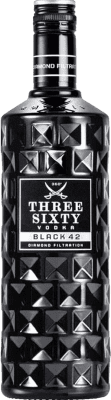 114,95 € Spedizione Gratuita | Vodka Three Sixty Black 42 Germania Bottiglia Speciale 3 L