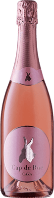 12,95 € Envio grátis | Espumante rosé Celler Ronadelles Cap de Ruc Rosat D.O. Cava Catalunha Espanha Garrafa 75 cl