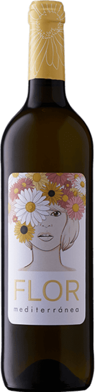 7,95 € Envio grátis | Vinho branco Celler Ronadelles Flor Mediterránea Blanco D.O. Terra Alta Catalunha Espanha Garrafa 75 cl