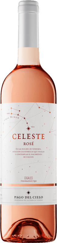 8,95 € Kostenloser Versand | Rosé-Wein Pago del Cielo Celeste Rosé D.O. Cigales Spanien Flasche 75 cl