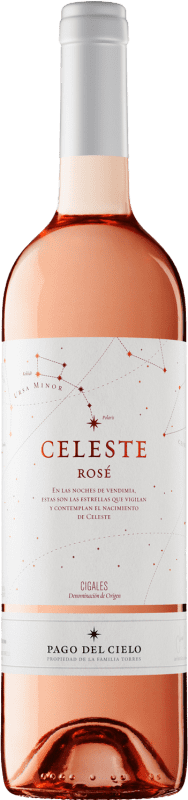 9,95 € Envio grátis | Vinho Rosé Pago del Cielo Celeste Rosé D.O. Cigales Espanha 75 cl
