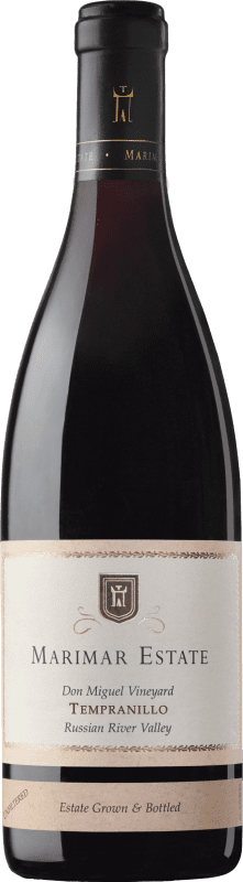 44,95 € 免费送货 | 红酒 Marimar Estate I.G. Russian River Valley 美国 Tempranillo 瓶子 75 cl