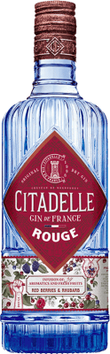27,95 € Kostenloser Versand | Genever Gin Citadelle Rouge Frankreich 70 cl Red Berries — Rote Beeren, Rhubarb — Rhabarber