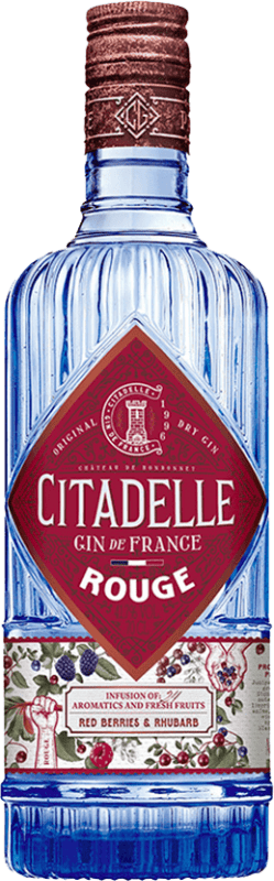 27,95 € 免费送货 | 金酒 Citadelle Gin Rouge 法国 瓶子 70 cl