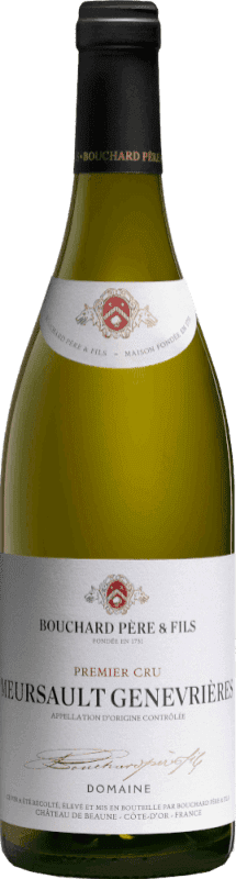 132,95 € 免费送货 | 白酒 Bouchard Père Genevriêres Premier Cru A.O.C. Meursault 法国 瓶子 75 cl