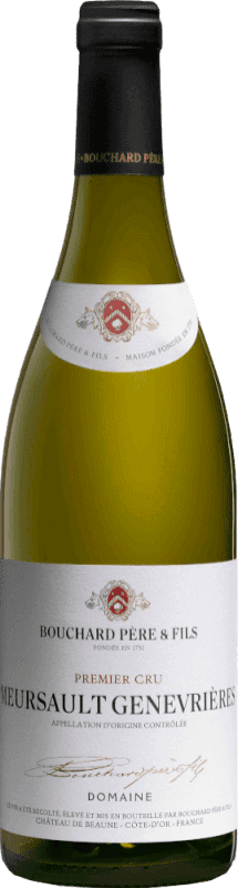 181,95 € Envío gratis | Vino blanco Bouchard Père Genevriêres Premier Cru A.O.C. Meursault Francia Botella 75 cl