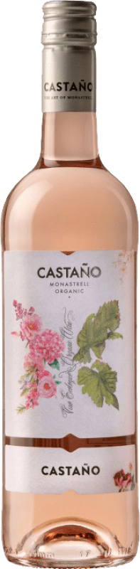 6,95 € Kostenloser Versand | Roséwein Castaño D.O. Yecla Spanien Eco — Biologisch 75 cl