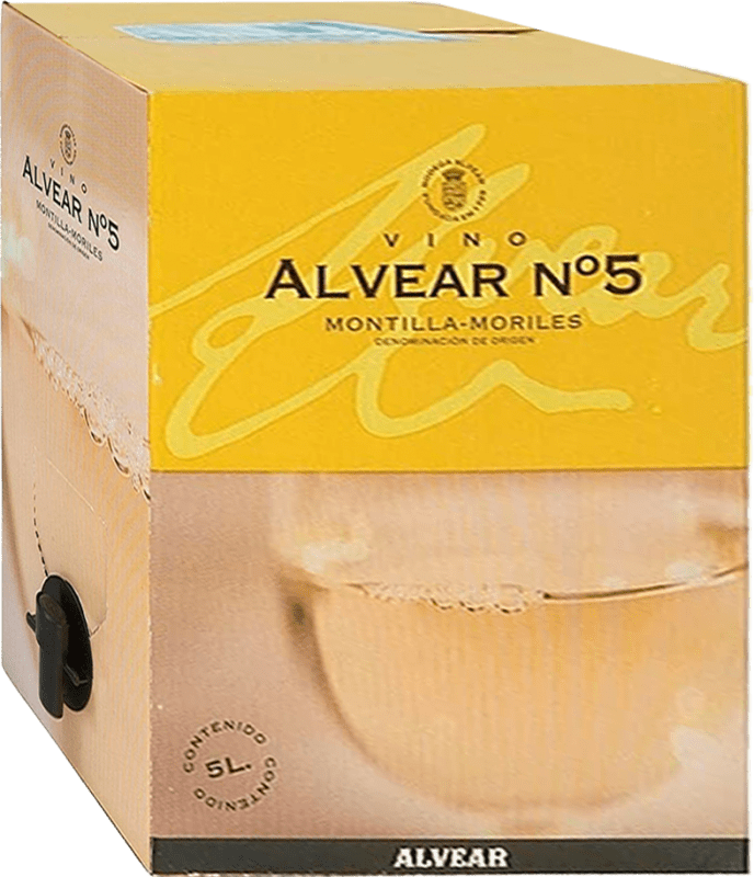 23,95 € Envoi gratuit | Vin blanc Alvear Nº 5   D.O. Montilla-Moriles Espagne Bag in Box 5 L