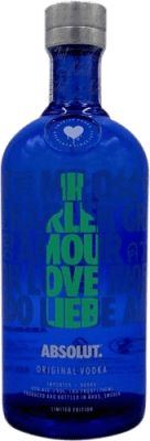 29,95 € Envio grátis | Vodca Absolut A Drop of Love Suécia Garrafa 70 cl