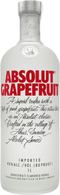 24,95 € Free Shipping | Vodka Absolut Sweden 1 L Grapefruit