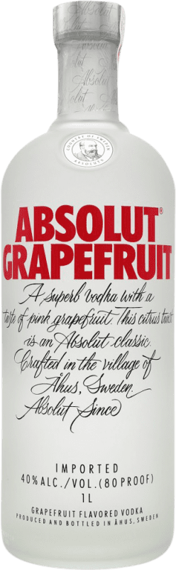 24,95 € Envoi gratuit | Vodka Absolut Suède 1 L Grapefruit — Pamplemousse