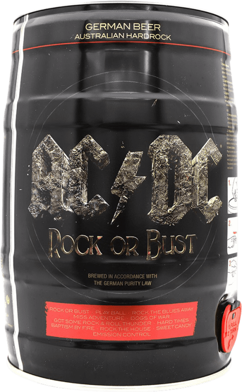 21,95 € Spedizione Gratuita | Birra ACDC Rock or Brust Germania Bottiglia Speciale 5 L