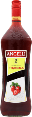 12,95 € Envio grátis | Licores Angelli Itália 1 L Fragola — Morango