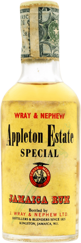 274,95 € 送料無料 | ラム Appleton Estate 特別 ジャマイカ ミニチュアボトル 5 cl コレクターズアイテム 飲食不可