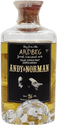 31 109,95 € Kostenloser Versand | Whiskey Single Malt Ardbeg Andy & Norman Sammlerexemplar Schottland Großbritannien 24 Jahre Flasche 70 cl