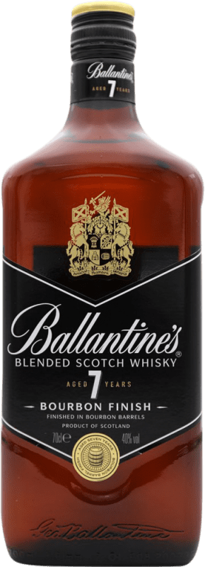 29,95 € Envio grátis | Whisky Blended Ballantine's Bourbon Finish Escócia Reino Unido 7 Anos Garrafa 70 cl