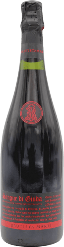 8,95 € Бесплатная доставка | Красное игристое вино Bautista Marti. Sangue di Giuda D.O.C. Oltrepò Pavese Италия Бутылка 75 cl