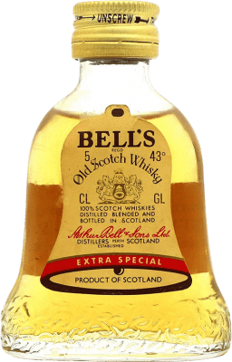 46,95 € Envoi gratuit | Blended Whisky Bell's Extra Special Spécimen de Collection Ecosse Royaume-Uni Bouteille Miniature 5 cl