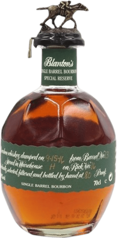 328,95 € Envio grátis | Whisky Bourbon Blanton's Special Reserva Estados Unidos Garrafa 70 cl