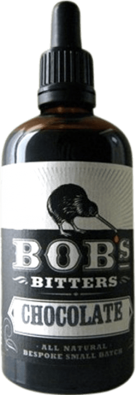 29,95 € Envío gratis | Mixer Bob's Bitter Nueva Zelanda Botellín Miniatura 10 cl Chocolate