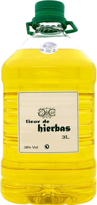 29,95 € Envío gratis | Licor de hierbas España Garrafa 3 L