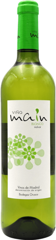 3,95 € Kostenloser Versand | Weißwein Orusco Main Blanco D.O. Vinos de Madrid Spanien Flasche 75 cl