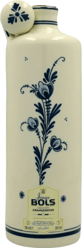 99,95 € Envio grátis | Genever Gin Bols Delft Blue — Edição Azul Países Baixos 70 cl