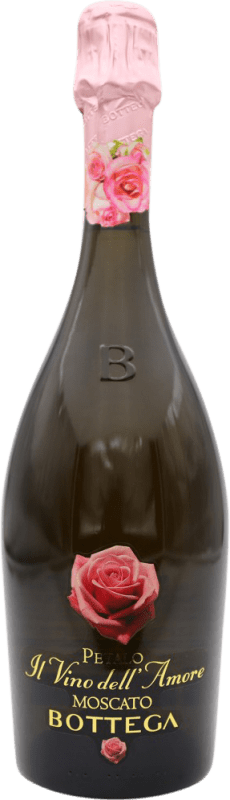 15,95 € Envio grátis | Espumante Branco Bottega Pétalo Il Vino dell' Amore I.G. Tokaj-Hegyalja Itália Mascate Garrafa 75 cl