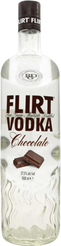 14,95 € Envio grátis | Vodca Bristol Flirt Chocolate Bulgária Garrafa 1 L