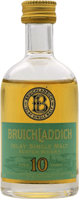 26,95 € Бесплатная доставка | Виски из одного солода Bruichladdich Коллекционный образец Шотландия Объединенное Королевство 10 Лет миниатюрная бутылка 5 cl