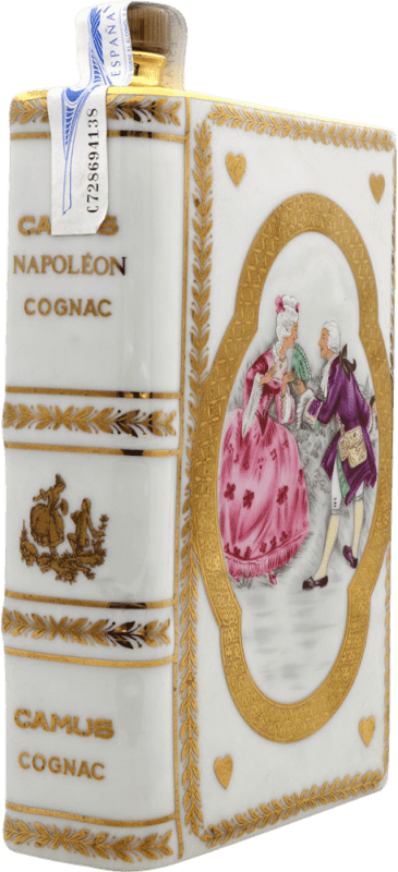 545,95 € Spedizione Gratuita | Cognac Camus Napoleón Vielle Porcelaine Book Riserva A.O.C. Cognac Francia Bottiglia 70 cl