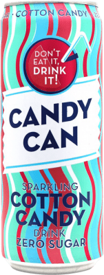 3,95 € Envio grátis | Refrigerantes Candy Can Estados Unidos Lata Medium 50 cl Cotton Candy — Algodão Doce