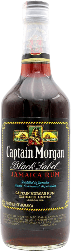 261,95 € Бесплатная доставка | Ром Captain Morgan Black — Чёрная версия Ямайка 70 cl Коллекционный экземпляр Не предназначен для употребления