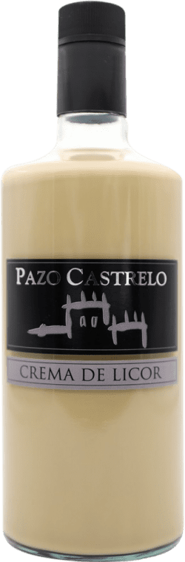 10,95 € Envío gratis | Crema de Licor Carsalo Orujo Pazo Castrelo España Botella 70 cl