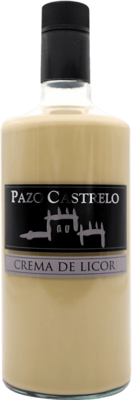 10,95 € Envío gratis | Crema de Licor Carsalo Orujo Pazo Castrelo España Botella 70 cl