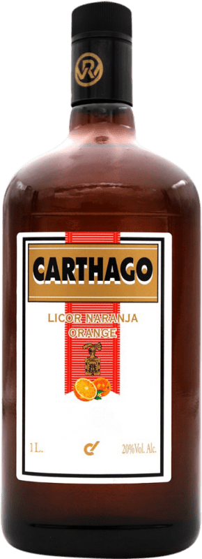 12,95 € Envío gratis | Licores Carthago España 1 L Naranja
