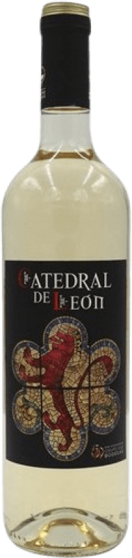 4,95 € Spedizione Gratuita | Vino bianco Catedral de León Blanco Semisecco Semidolce D.O. Tierra de León Spagna Bottiglia 75 cl