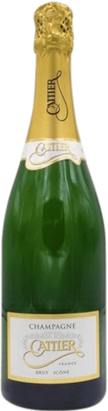 36,95 € Spedizione Gratuita | Spumante bianco Cattier Icône Brut A.O.C. Champagne Francia Bottiglia 75 cl