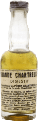 228,95 € Envío gratis | Licores Chartreuse Amarillo Ejemplar Coleccionista Francia Botellín Miniatura 5 cl