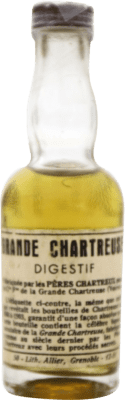 228,95 € Envio grátis | Licores Chartreuse Amarillo Espécime de Colecionador França Garrafa Miniatura 5 cl