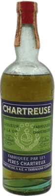 1 493,95 € Envío gratis | Licores Chartreuse Verde Ejemplar Coleccionista Francia Media Botella 37 cl