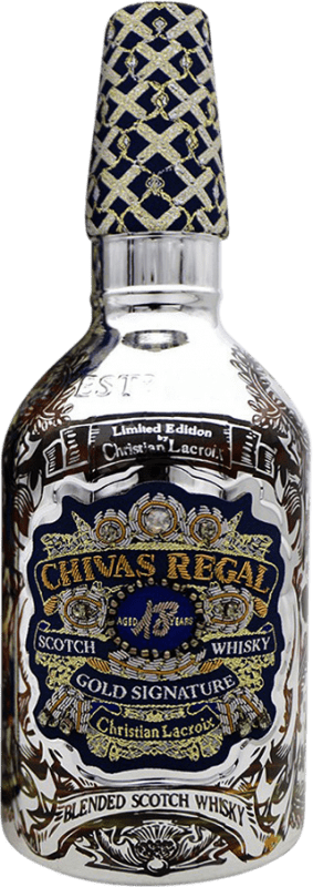 2 197,95 € Free Shipping | Blended Whisky Chivas Regal Christian Lacroix Scotland United Kingdom 18 Years Bottle 70 cl