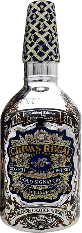 2 197,95 € 免费送货 | 威士忌混合 Chivas Regal Christian Lacroix 苏格兰 英国 18 岁 瓶子 70 cl