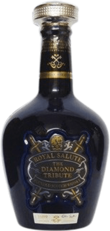579,95 € Бесплатная доставка | Купажированный виски Chivas Regal Royal Salute The Diamond Tribute Объединенное Королевство 21 Лет Бутылка 70 cl