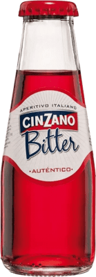 6,95 € Free Shipping | 6 units box Soft Drinks & Mixers Cinzano Bitter Soda Italy Miniature Bottle 10 cl