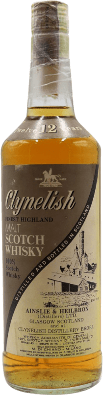 3 523,95 € Envío gratis | Whisky Single Malt Clynelish Ainslie & Heilbron M. Di Chiano Milano Ejemplar Coleccionista Reino Unido 12 Años Botella 70 cl