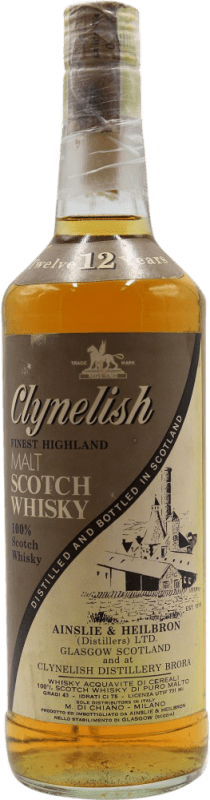 3 523,95 € Spedizione Gratuita | Whisky Single Malt Clynelish Ainslie & Heilbron M. Di Chiano Milano Esemplare da Collezione Regno Unito 12 Anni Bottiglia 70 cl